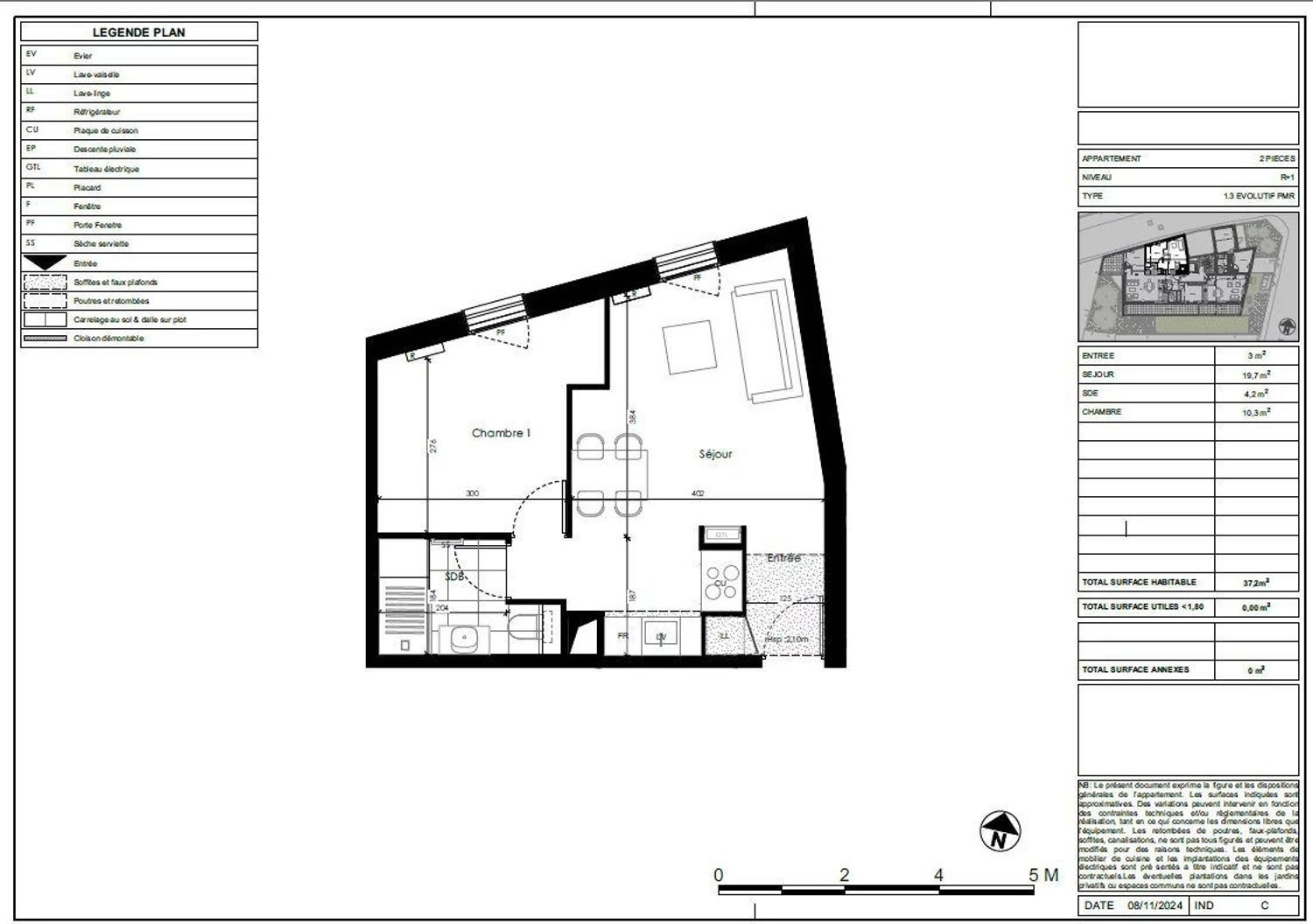 Appartement à vendre, 37m², Toulouse