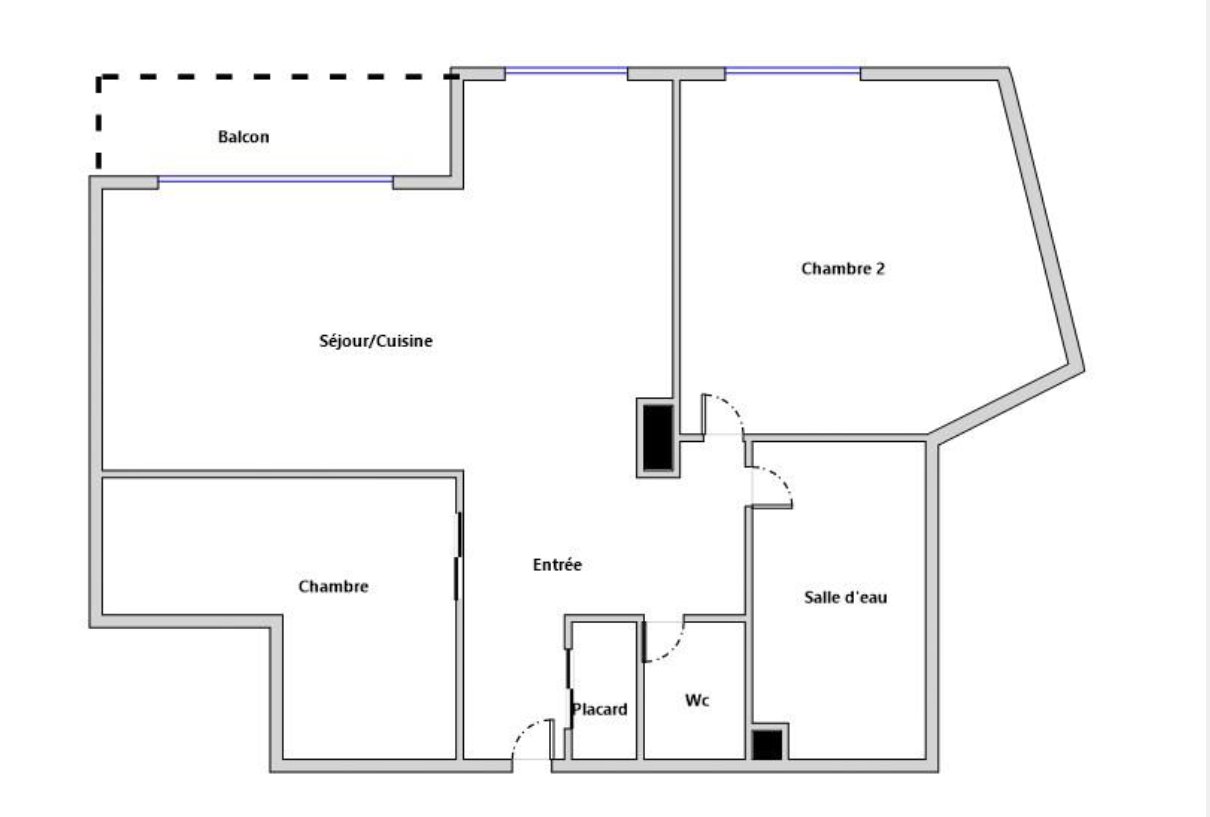 Appartement à vendre, 58m², Puteaux