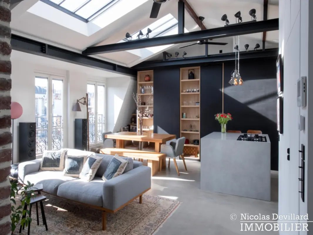 Appartement à louer, 90m², Paris 18ème