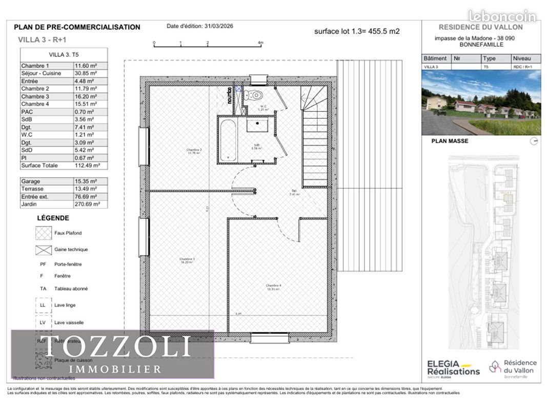 Maison à vendre, 112m², Bonnefamille