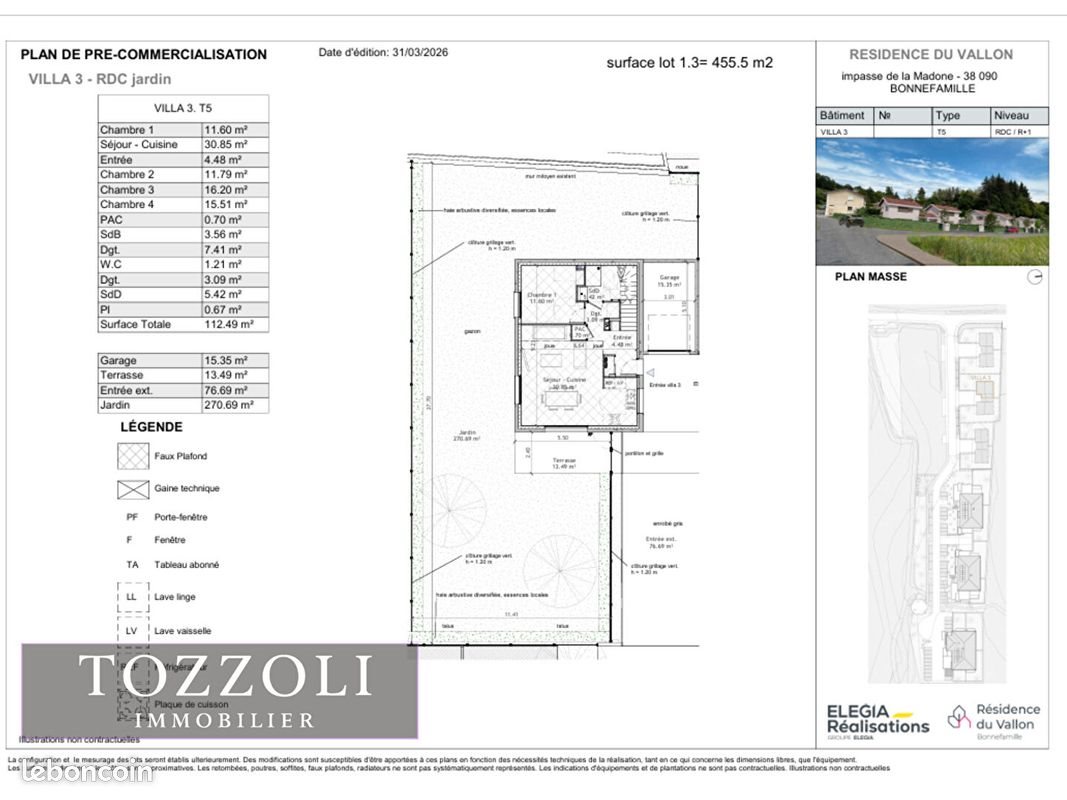 Maison à vendre, 112m², Bonnefamille