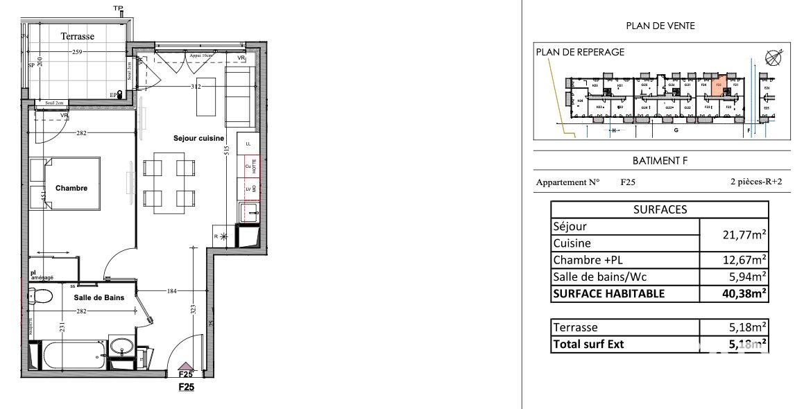 Appartement à vendre, 40m², Manosque