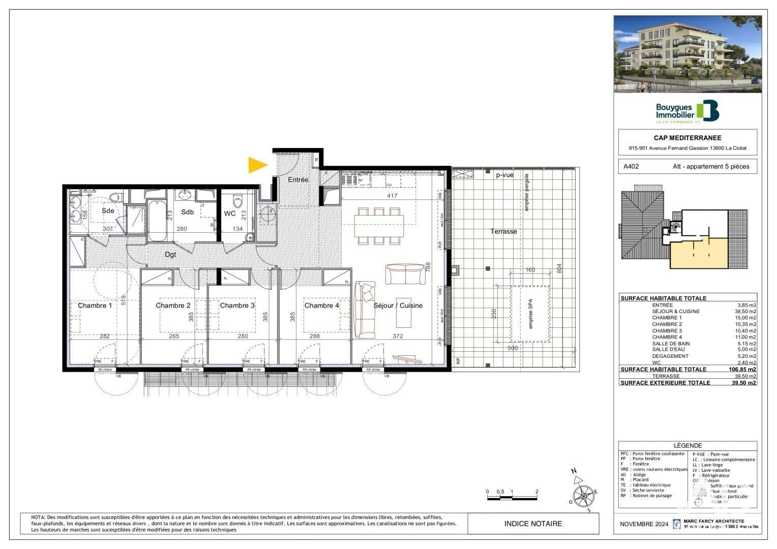 Appartement à vendre, 106m², La Ciotat