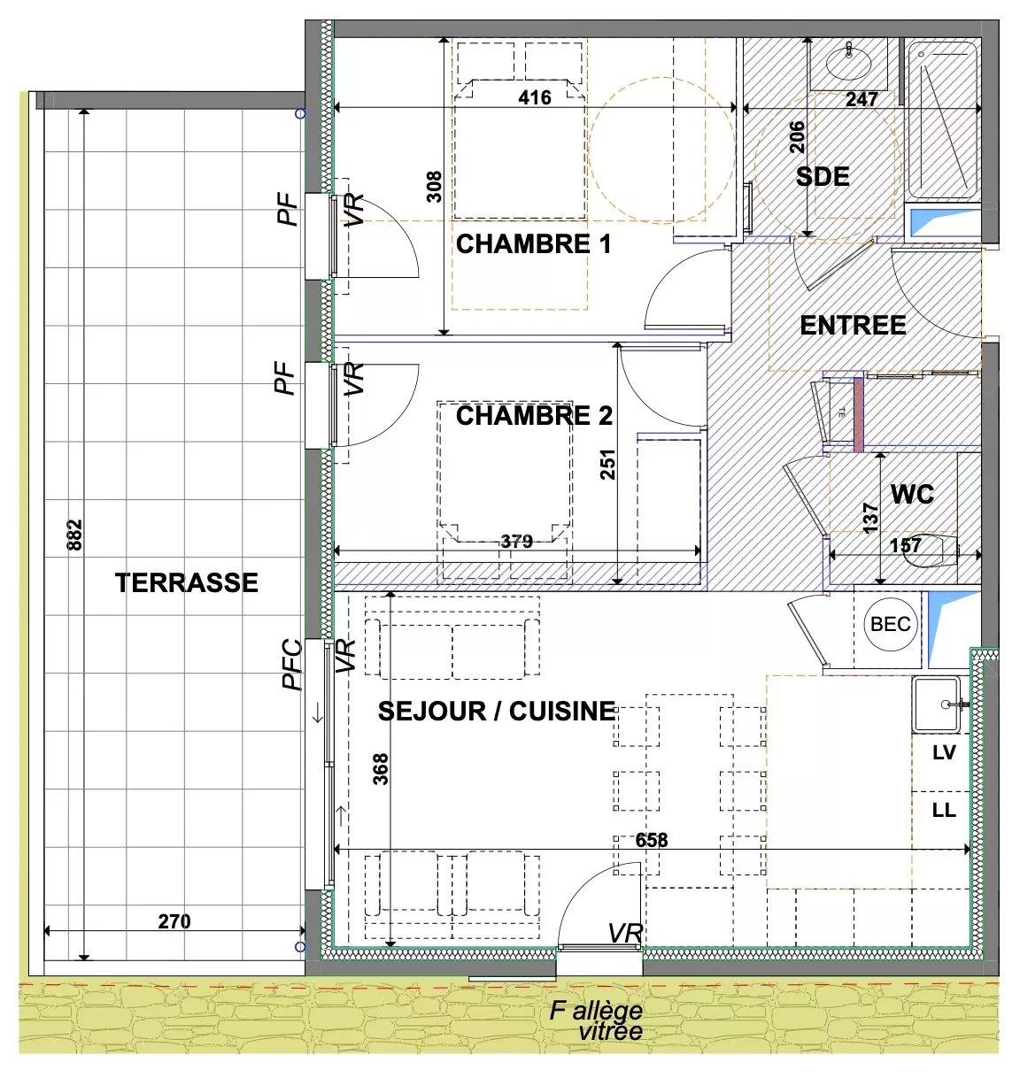Appartement à vendre, 59m², Calvi