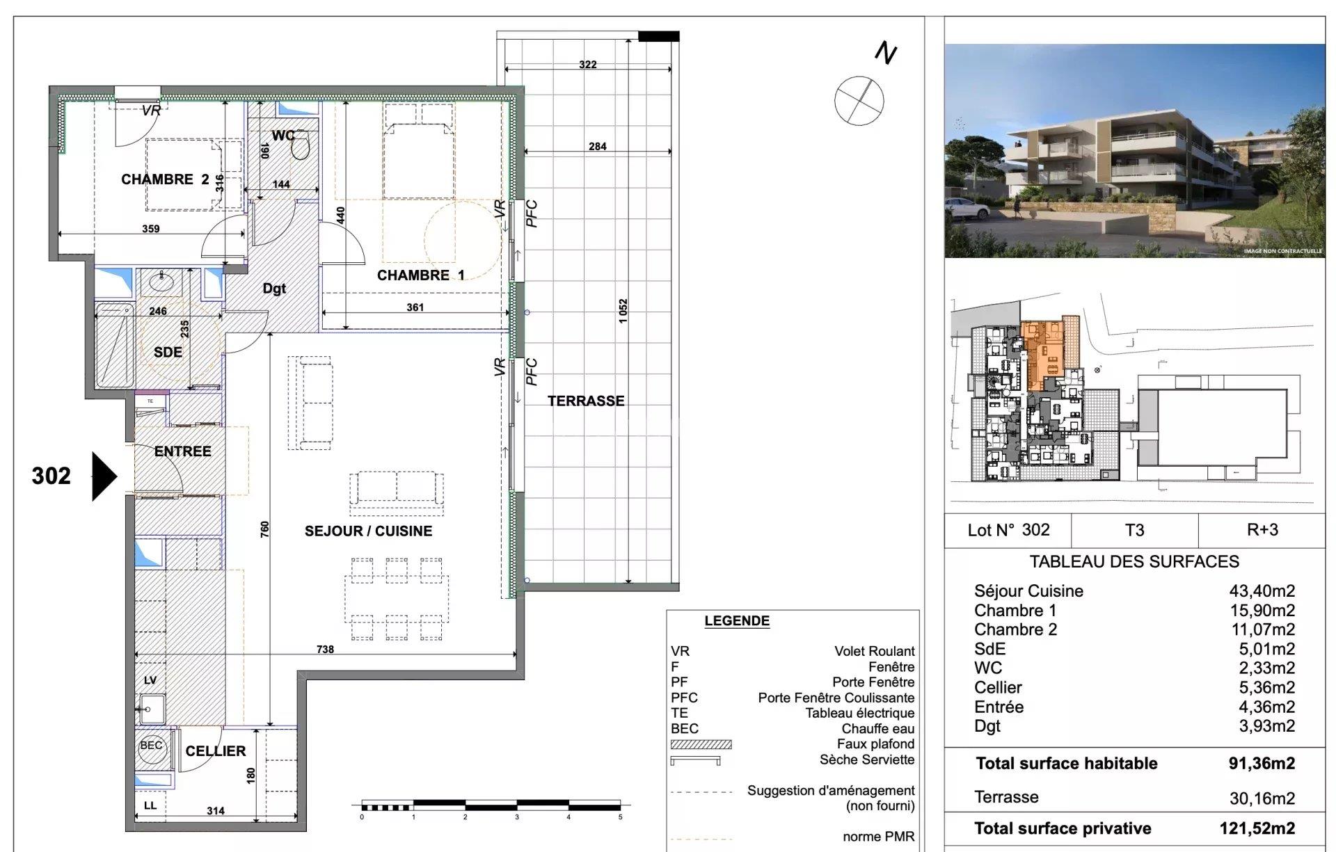 Appartement à vendre, 91m², Calvi