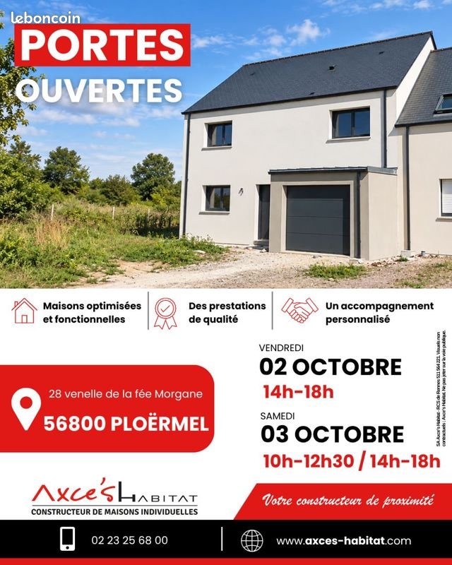 Maison à vendre, 75m², Sérent