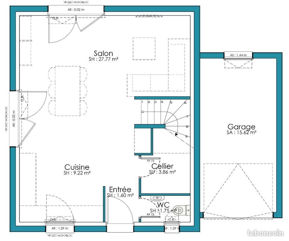 Maison à vendre, 74m², Bartenheim