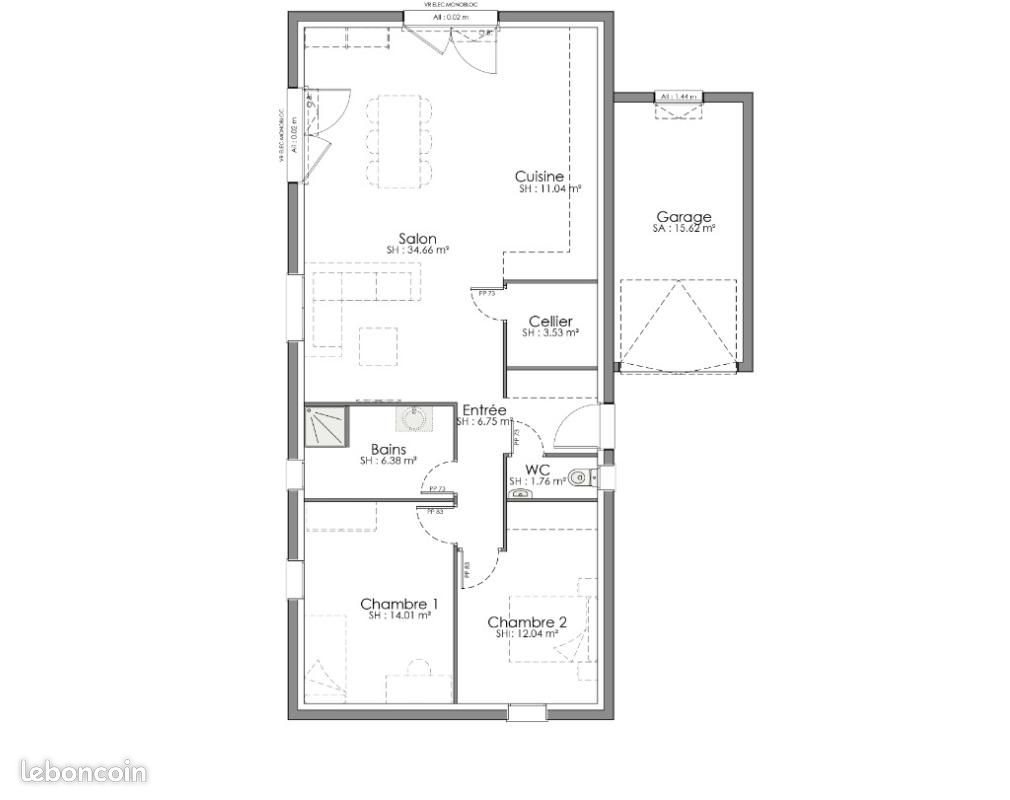 Maison à vendre, 90m², Cernay