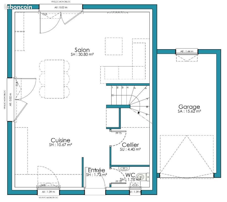 Maison à vendre, 95m², Wittelsheim