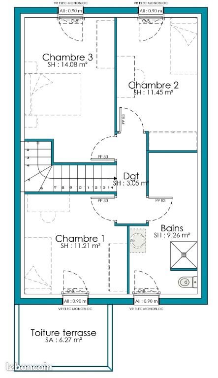 Maison à vendre, 90m², Habsheim