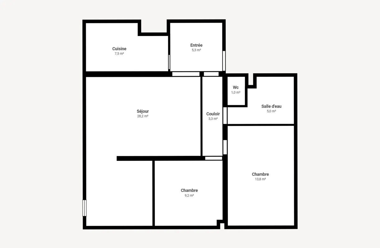 Appartement à vendre, 73m², Mantes-la-Ville
