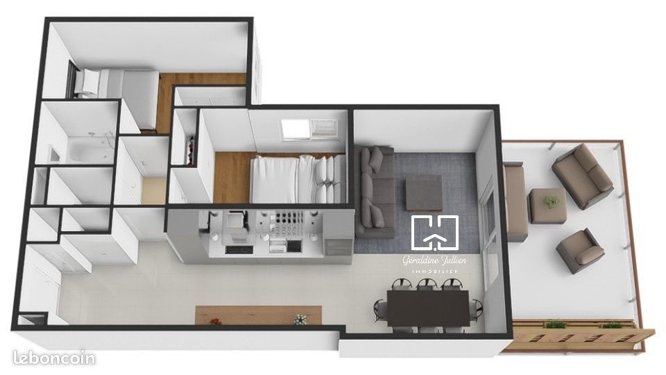 Appartement à vendre, 60m², Briançon