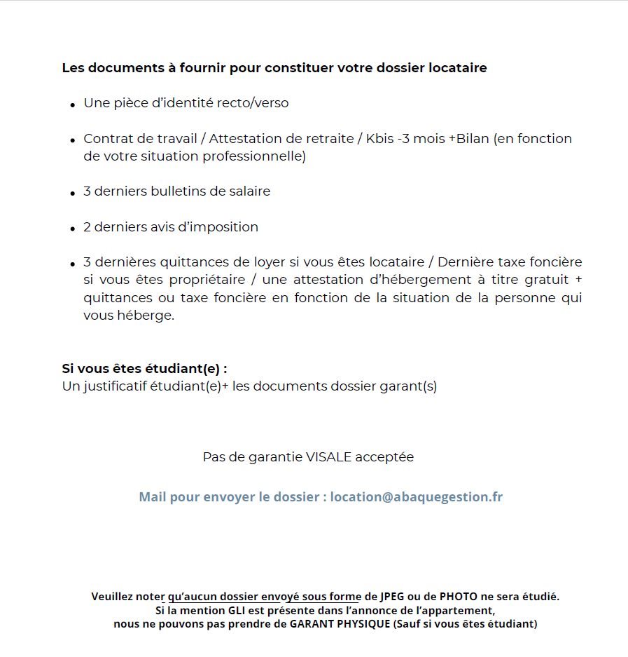 Appartement à louer, 21m², Talence