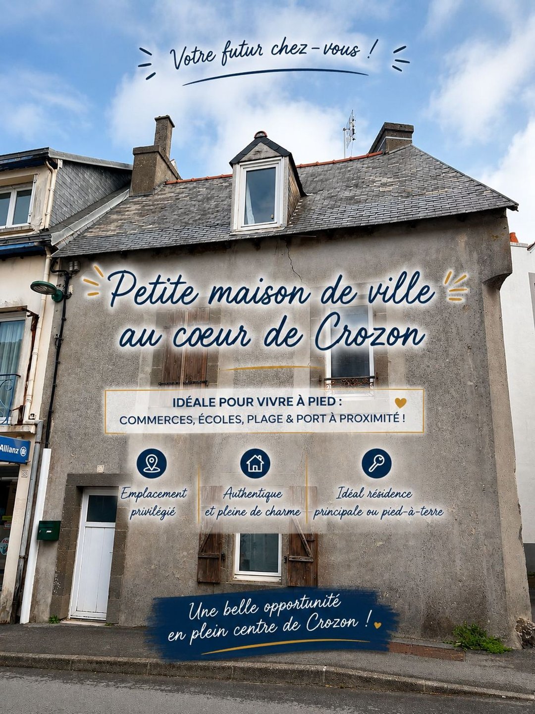 Maison à vendre, 77m², Crozon