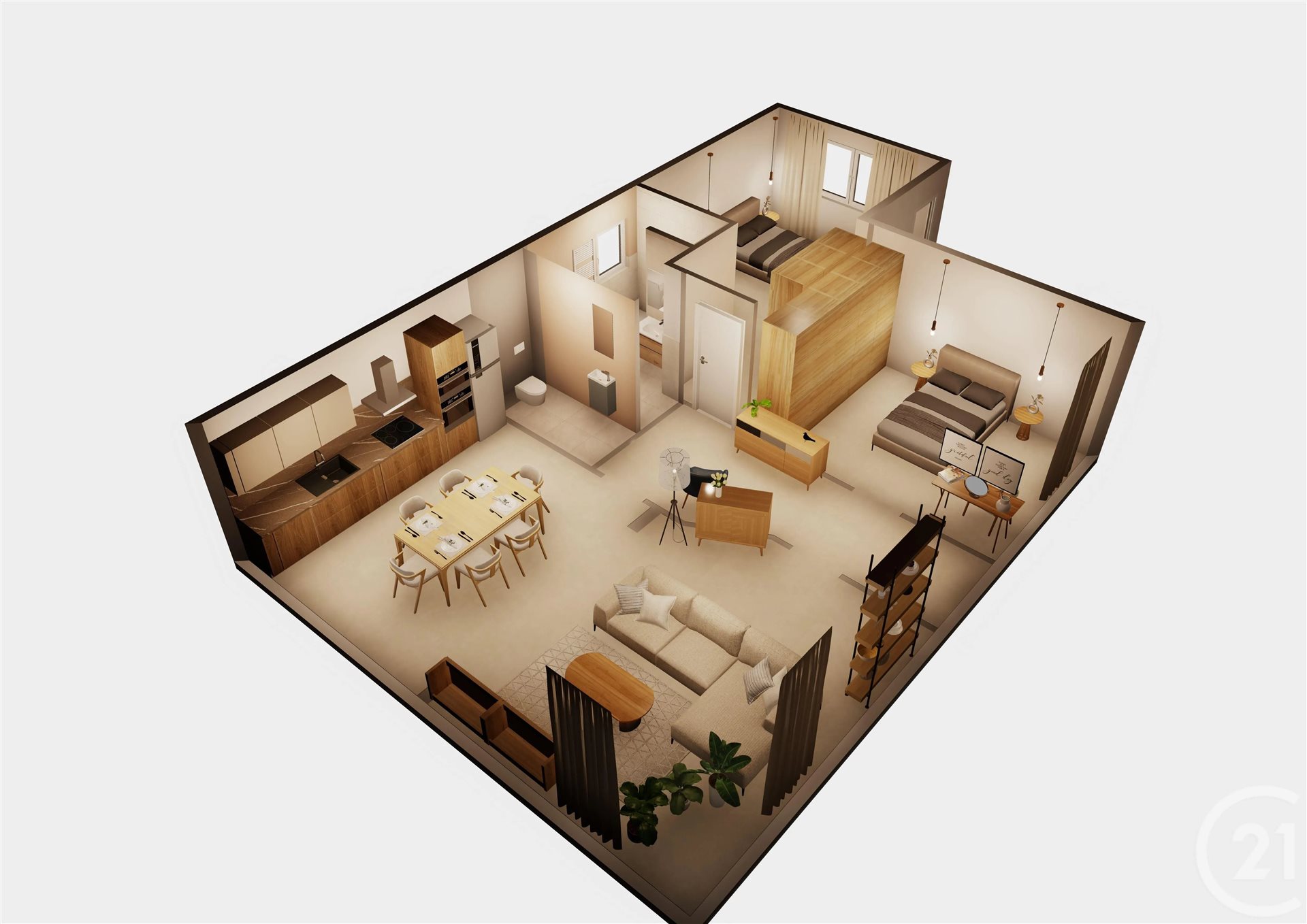 Appartement à louer, 85m², Schwindratzheim