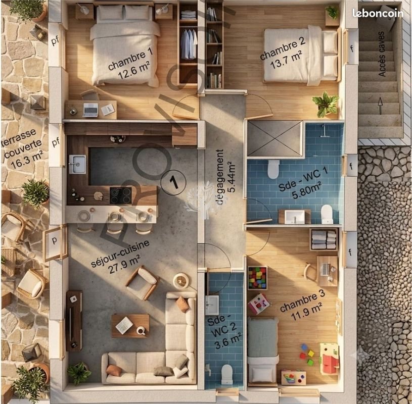 Appartement à vendre, 81m², Sanary-sur-Mer