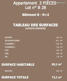 Appartement à vendre, 65m², Villenave-d'Ornon