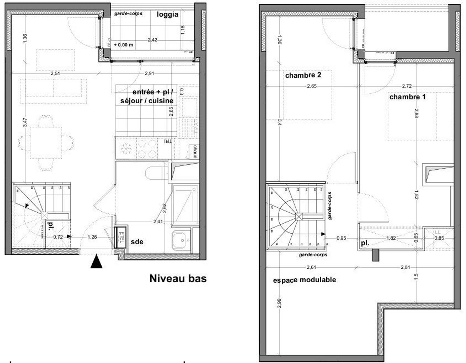 Appartement à vendre, 70m², Mérignac