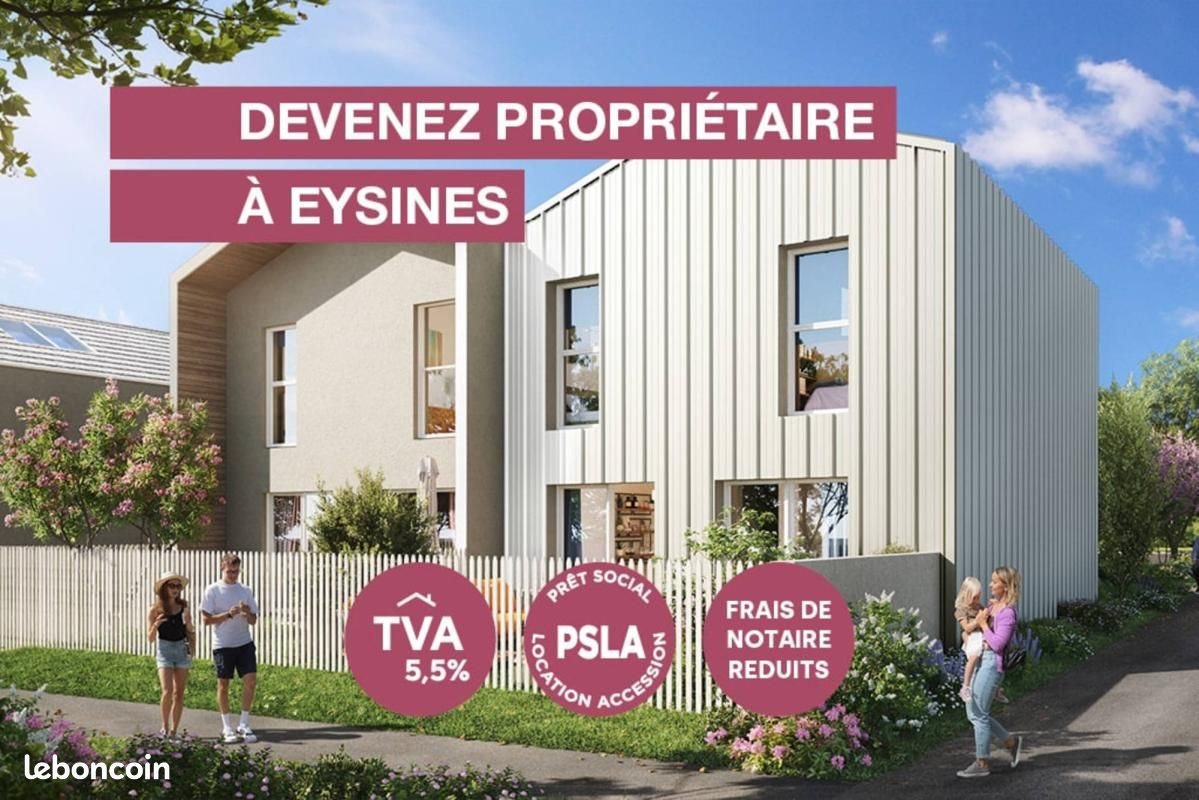 Maison à vendre, 66m², Eysines
