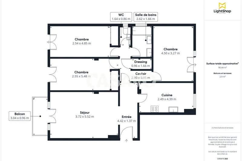 Appartement à vendre, 90m², Rueil-Malmaison