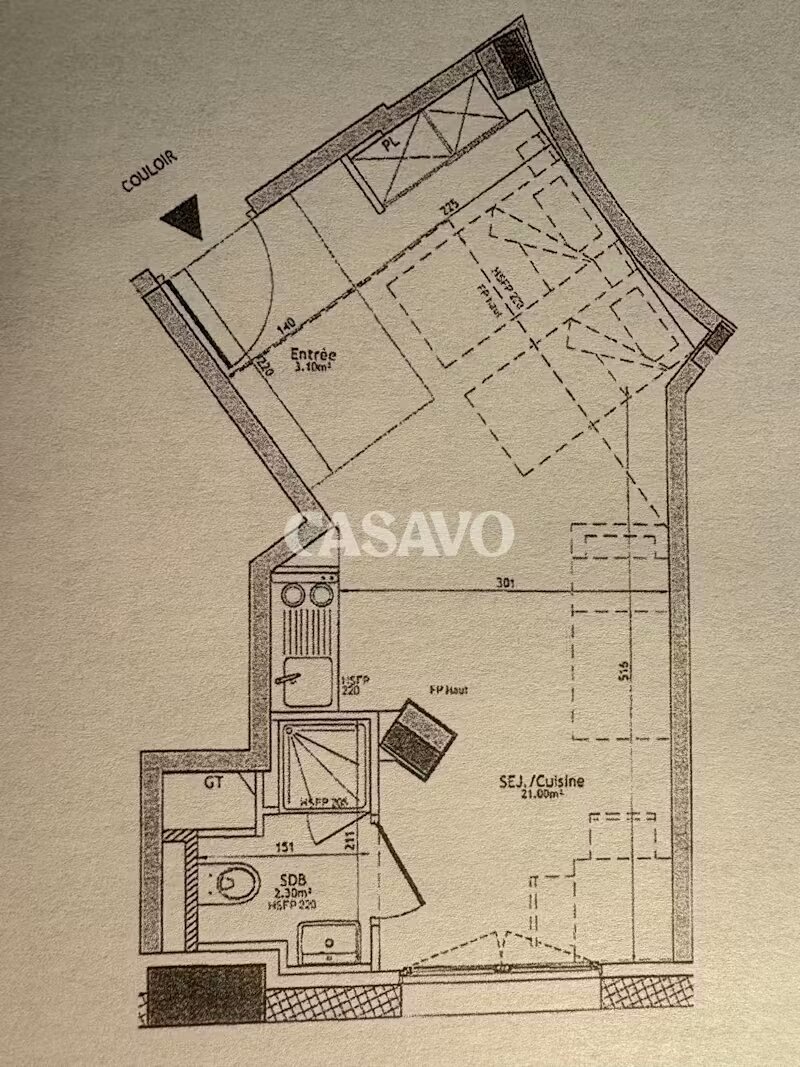 Appartement à vendre, 26m², Lyon 7ème