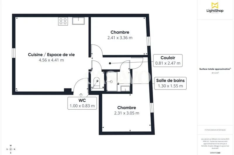 Appartement à vendre, 39m², Caluire-et-Cuire
