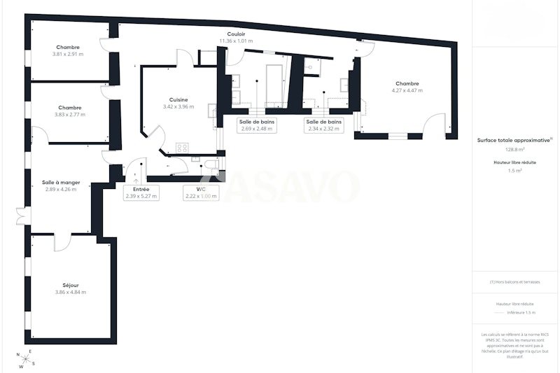 Appartement à vendre, 125m², Strasbourg