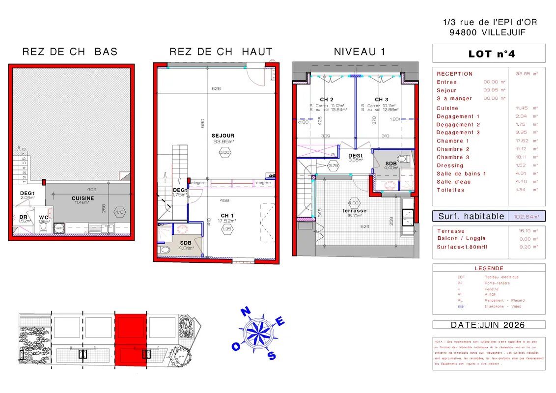 Maison à vendre, 112m², Villejuif