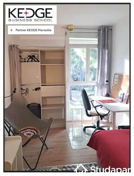 Appartement à louer, 12m², Marseille 8ème
