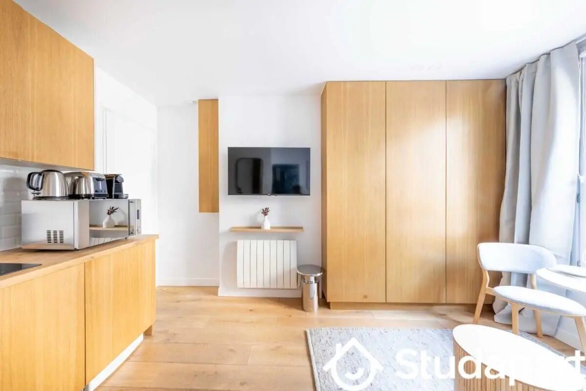 Appartement à louer, 18m², Paris 17ème
