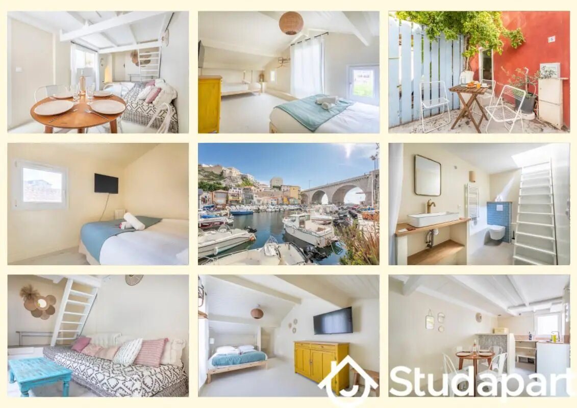Maison à louer, 40m², Marseille 7ème