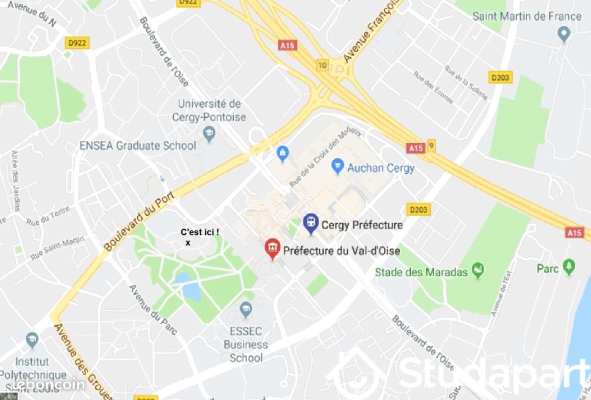 Appartement à louer, 34m², Cergy