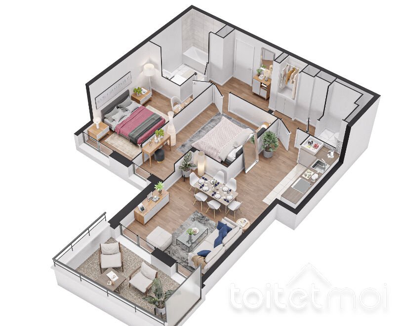 Appartement à vendre, 62m², Gif-sur-Yvette