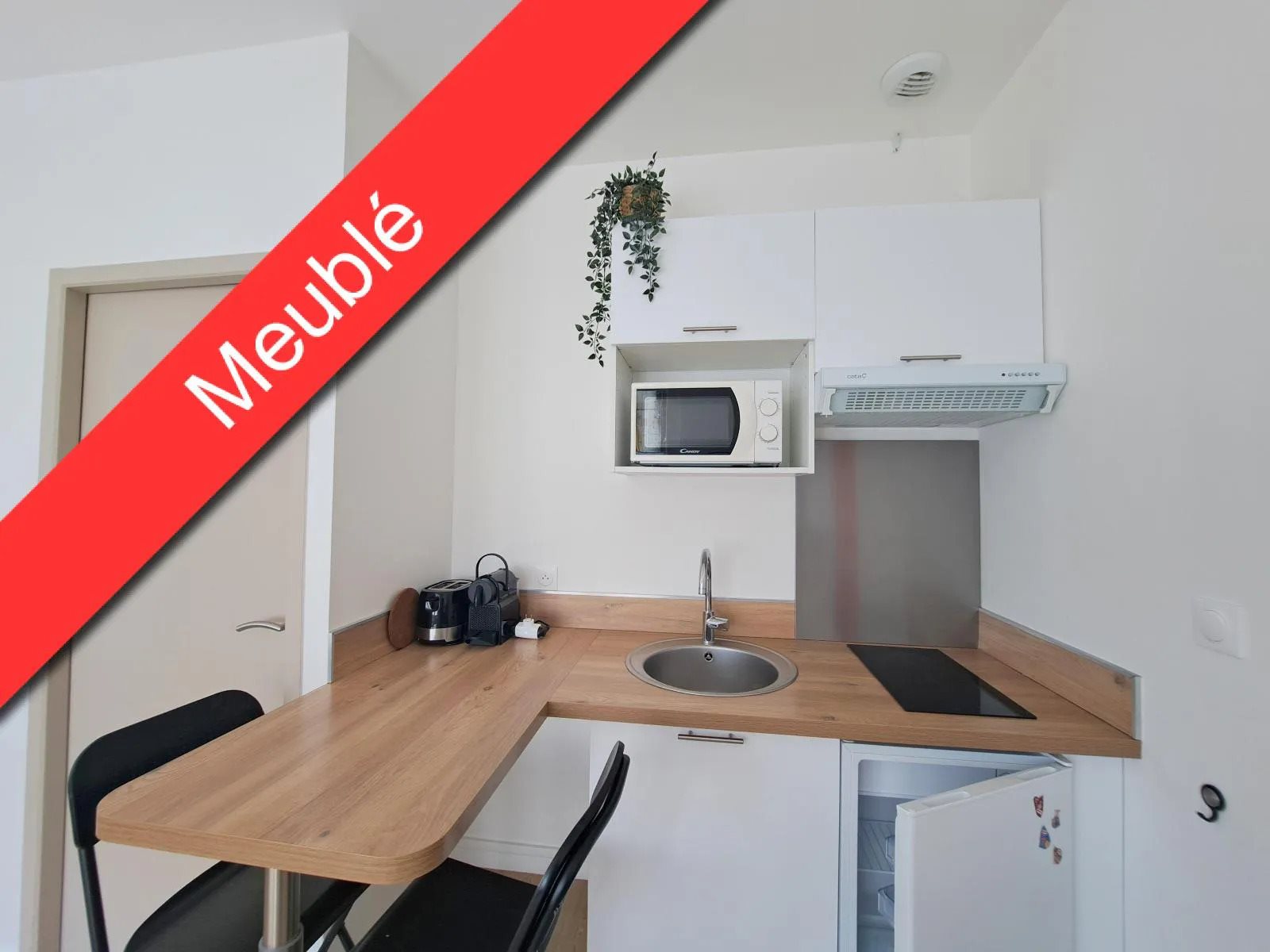 Appartement à louer, 23m², Tours