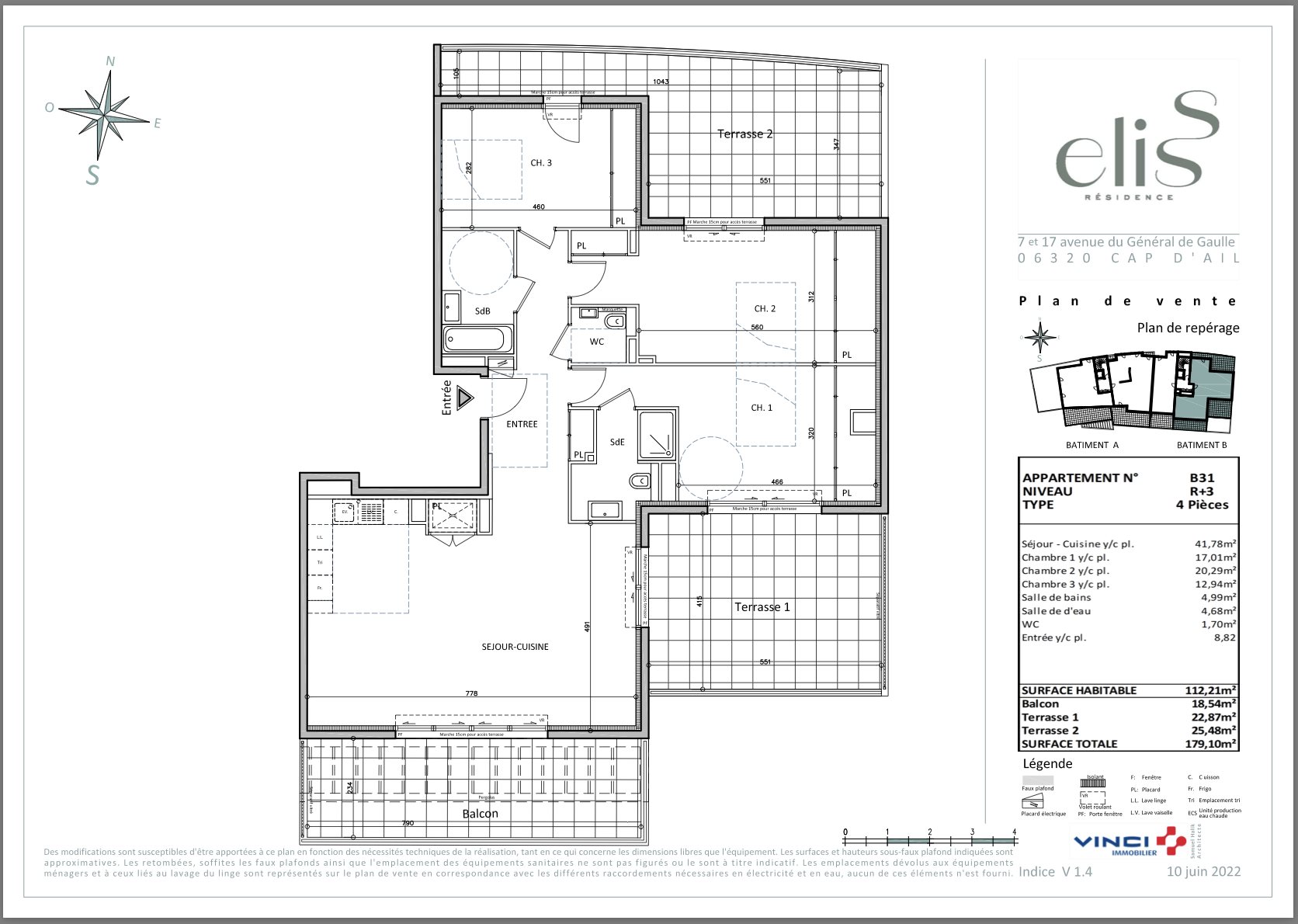 Appartement à vendre, 112m², Cap-d'Ail