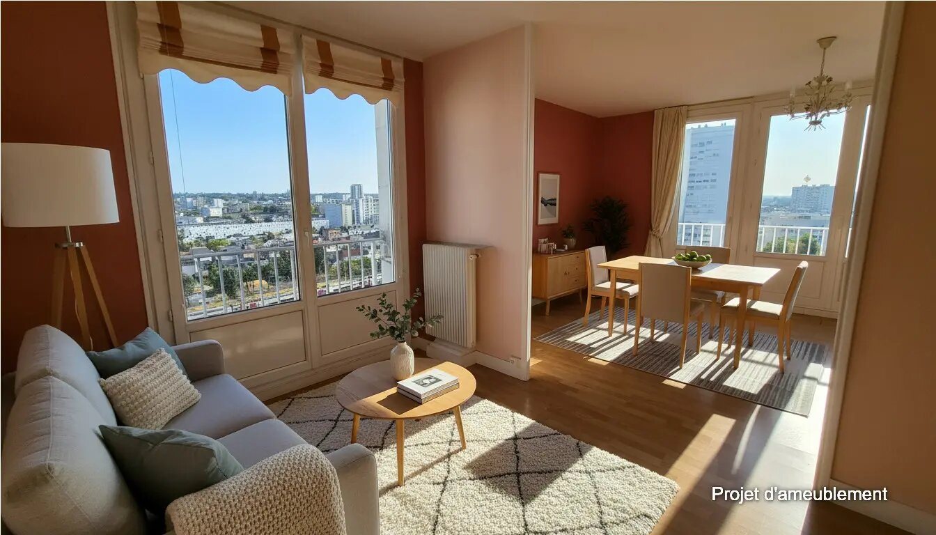 Appartement à louer, 73m², Tours