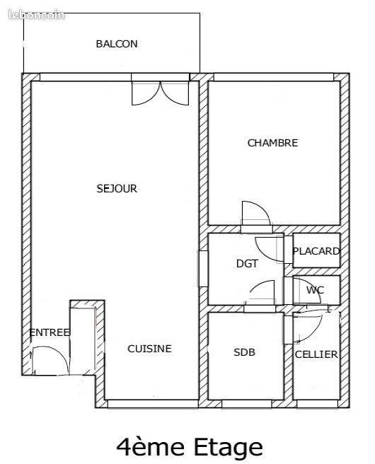 Appartement à louer, 53m², Cognac