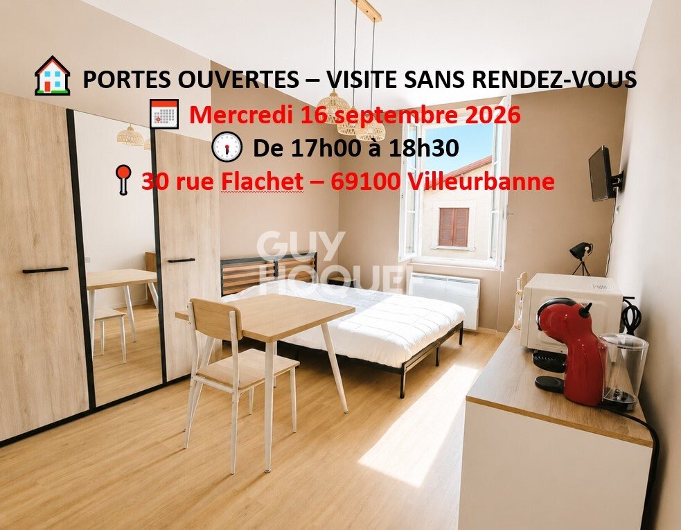Appartement à louer, 19m², Villeurbanne