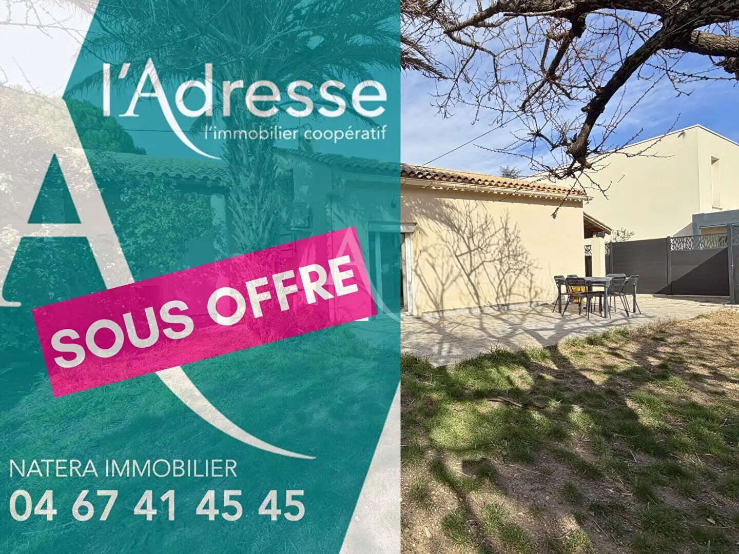 Maison à vendre, 56m², Grabels