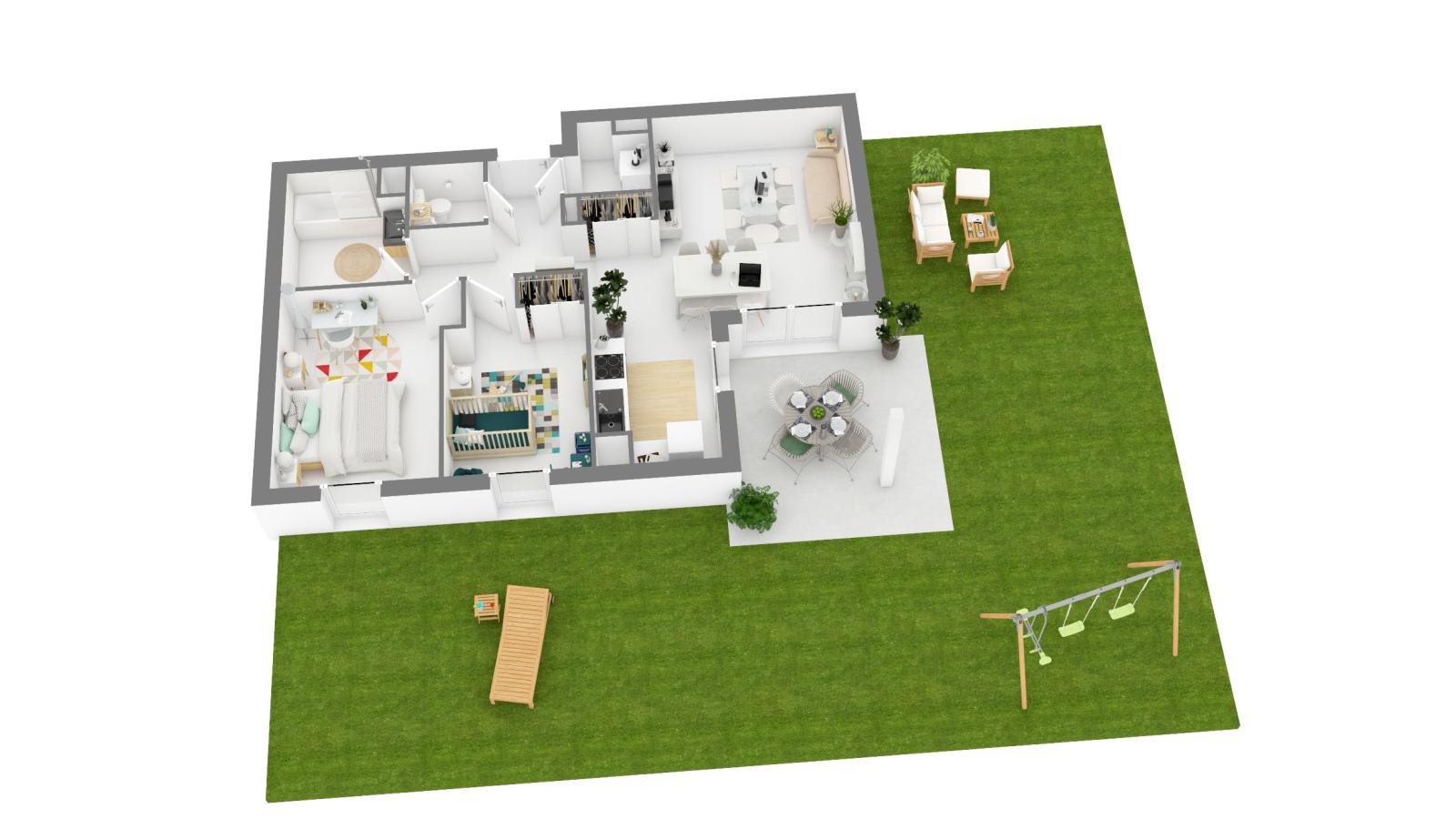 Maison à louer, 64m², Saint-Paul-lès-Dax