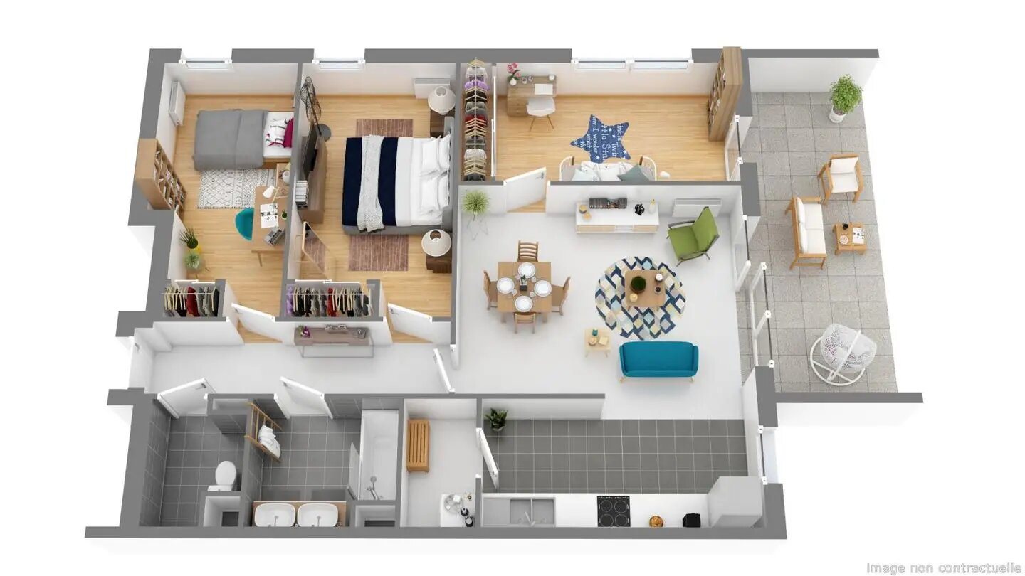 Appartement à louer, 82m², Villeneuve-Tolosane