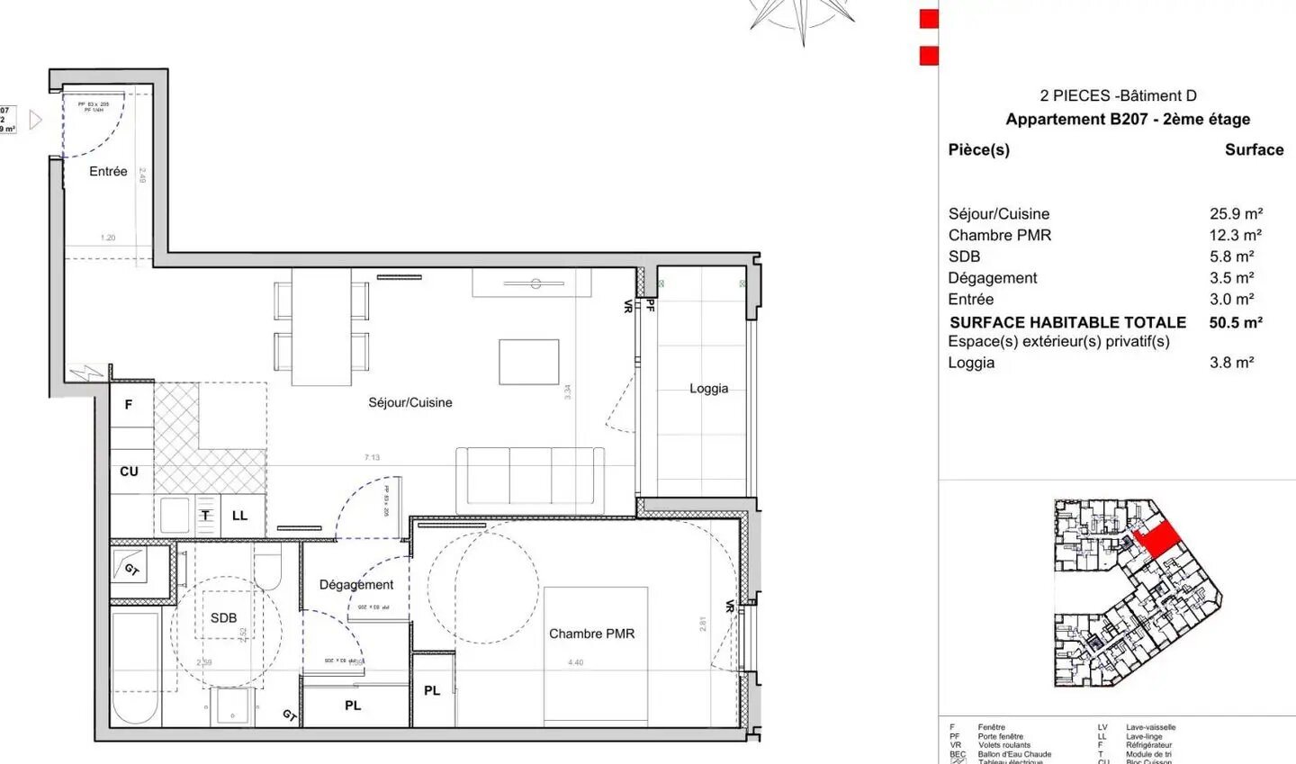 Appartement à louer, 50m², Sucy-en-Brie