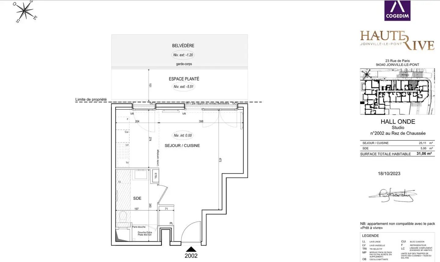 Appartement à louer, 31m², Joinville-le-Pont