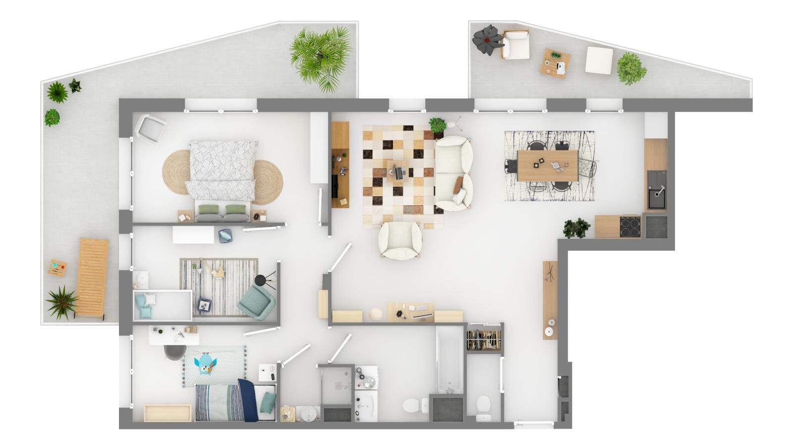Appartement à louer, 89m², Marseille 9ème