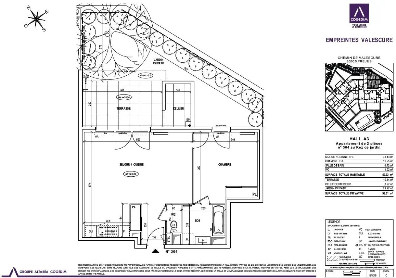 Appartement à louer, 50m², Fréjus