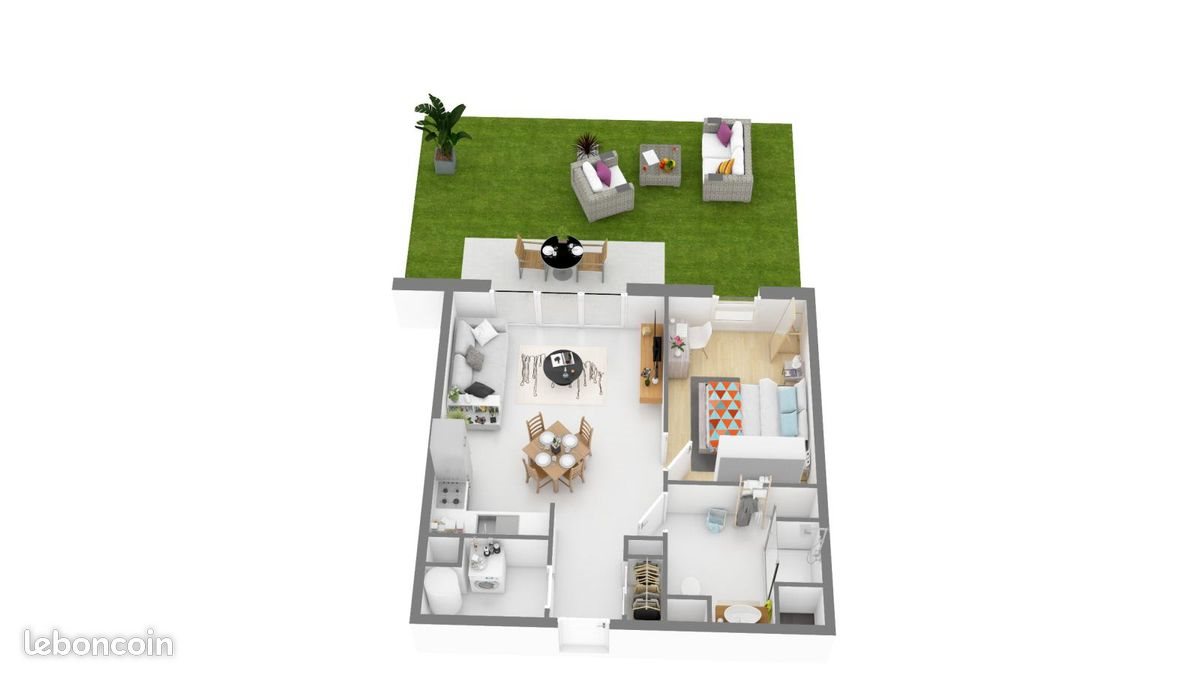 Appartement à louer, 46m², Saint-Paul-lès-Dax