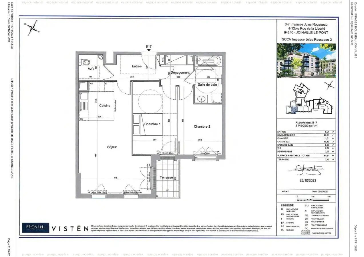 Appartement à louer, 66m², Joinville-le-Pont