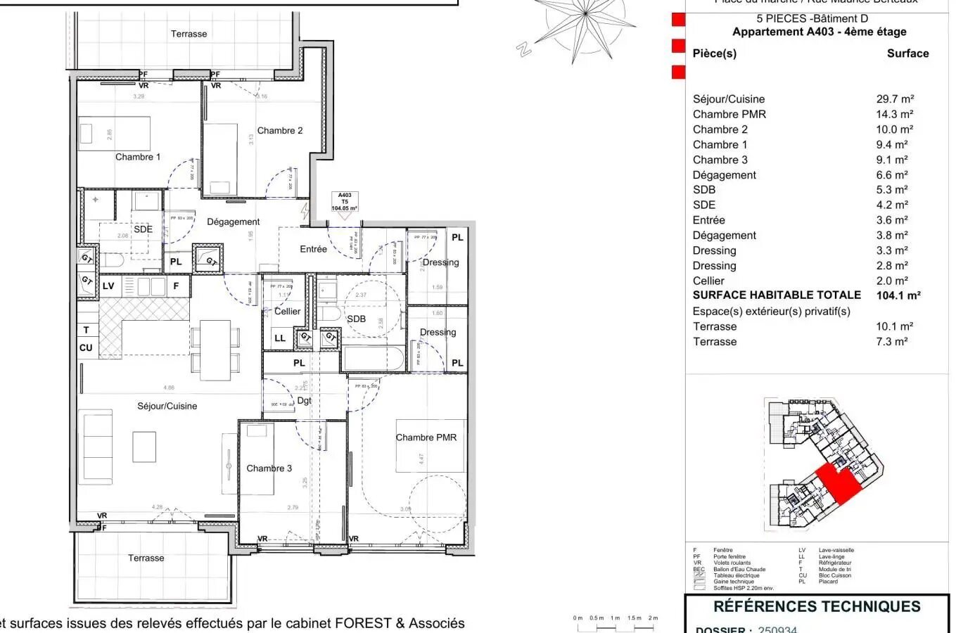 Appartement à louer, 104m², Sucy-en-Brie