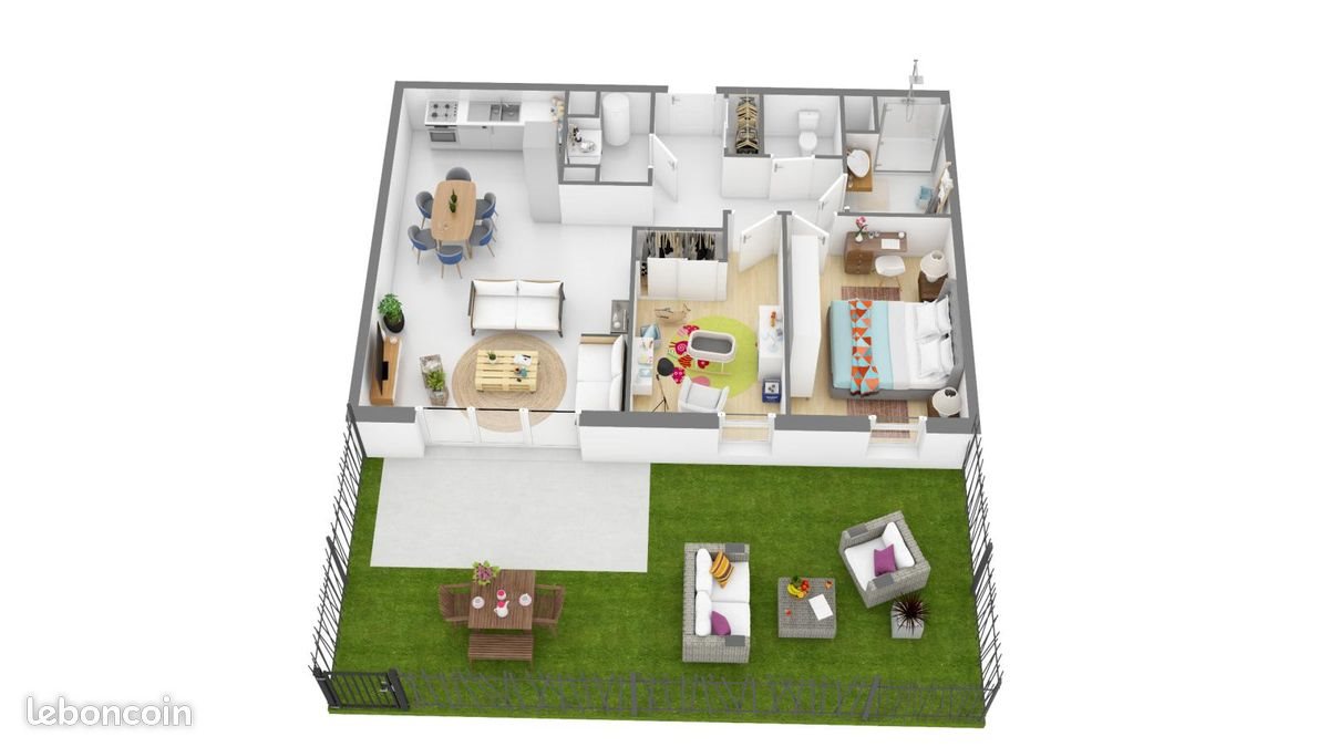 Appartement à louer, 65m², Saint-Paul-lès-Dax