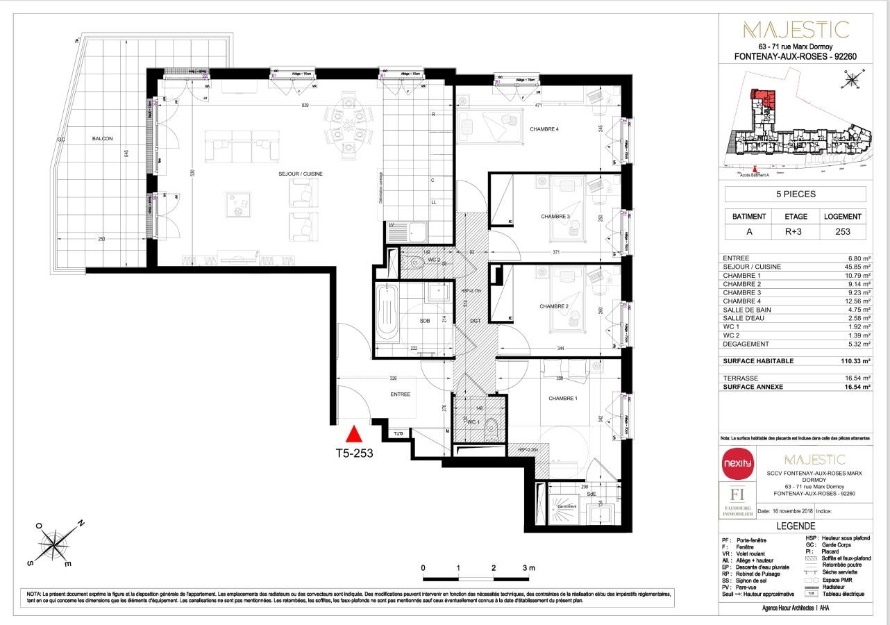 Appartement à louer, 110m², Fontenay-aux-Roses
